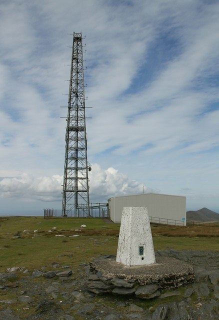 Truncated pyramids on the summit of Snaefell