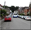 NAT bus in Elm Grove Road, Dinas Powys