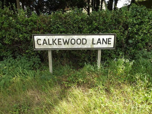 Calkewood Lane sign