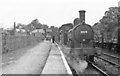 NY8539 : Wearhead station and train for Bishop Auckland on Last Day, 1953 by Walter Dendy, deceased