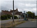 Bus shelter on A370 west of Hewish