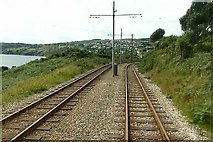 SC4483 : Manx Electric Railway, the climb out of Laxey by Alan Murray-Rust