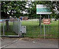 Bilingual school nameboard, Dinas Powys