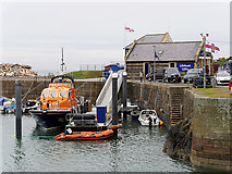 NW9954 : Portpatrick Lifeboat in Harbour by David Dixon