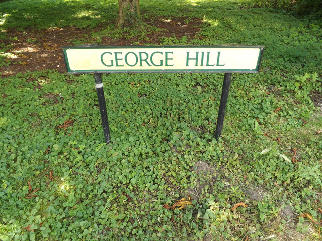 George Hill sign