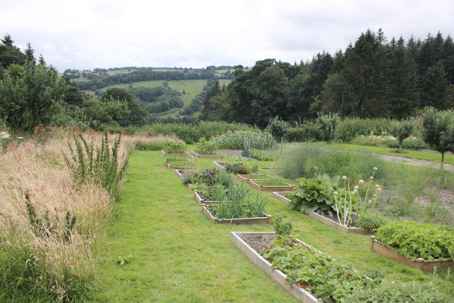 The Kitchen Garden at Chirk Castle