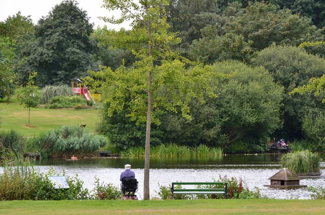By the lake, Acton Park Wrexham