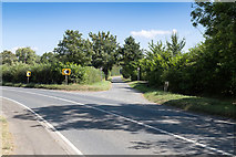 SP0843 : Junction of B4035 Bretforton Road and Back Lane by David P Howard