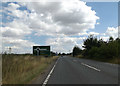 A1088 Thetford Road & roadsign