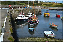 SH3793 : Cemaes Harbour by David Martin