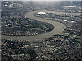 The Isle of Dogs from the air