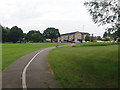 Cycleway across Alwoodley village green