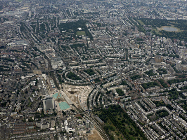 Earl's Court from the air