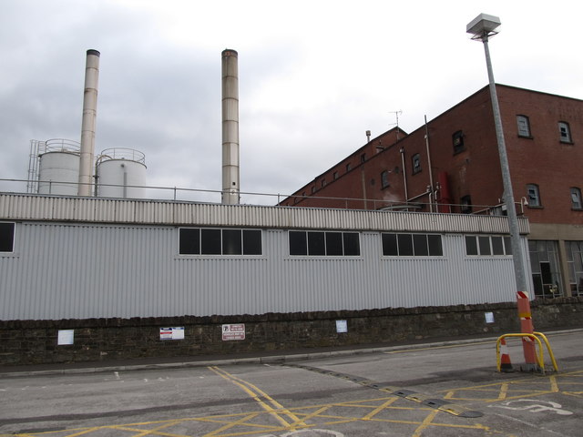 A section of the Great Northern Distillery which overlooks Clarke Station Car Park            