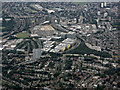 Chiswick Park from the air