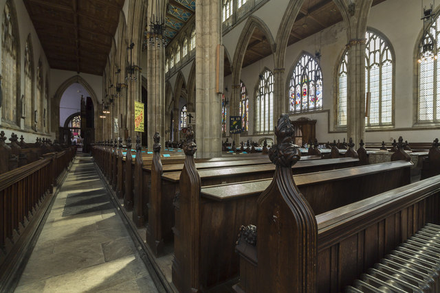 North aisle and nave, Holy Trinity church, Hull