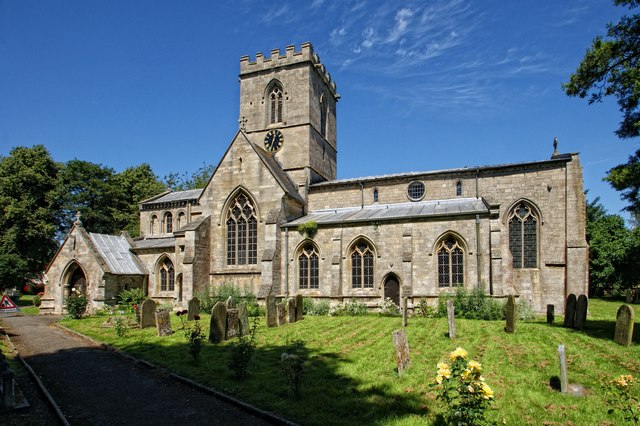 The Church of St Swithin, Bicker © Dave Hitchborne :: Geograph Britain ...