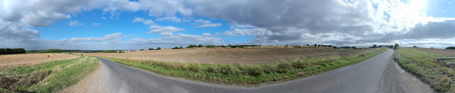 Panorama of farmland