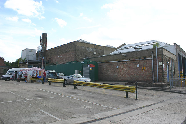 Bromley bus garage - east frontage