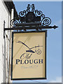 The Old Plough Inn sign