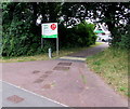 Path to the Asda superstore, Duffryn, Newport