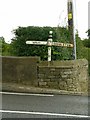 Fingerpost at Wheatsheaf, A54