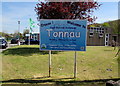 Tonnau Primary Community School nameboard, Tonna