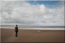 SJ3097 : Another Place, Crosby Beach by Brian Deegan