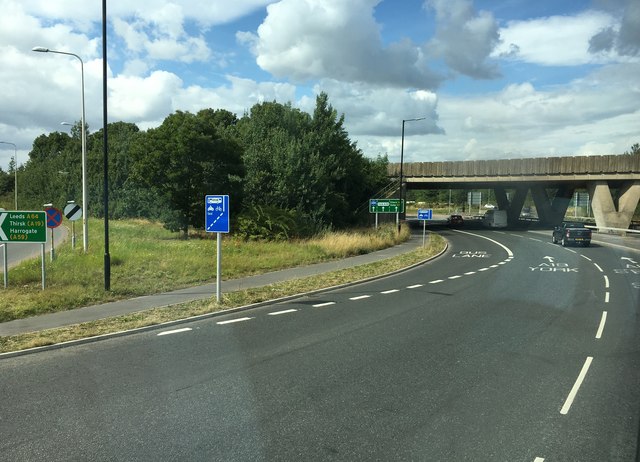 On The A19 Roundabout Junction With The © Graham Hogg Cc By Sa20 Geograph Britain And 4029