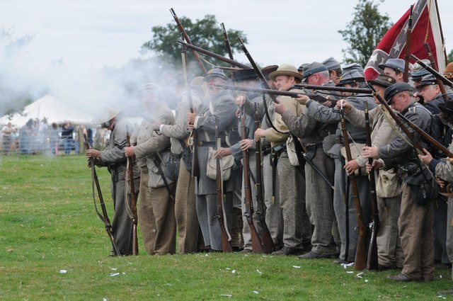 American Civil War re-enactment,... © Philip Halling cc-by-sa/2.0 ...