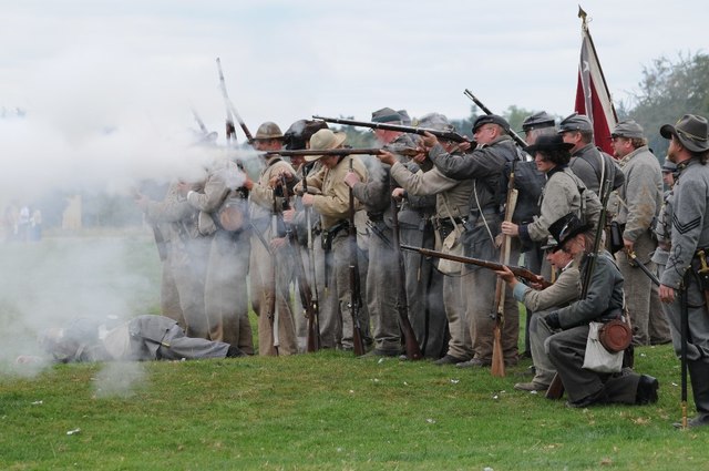 American Civil War re-enactment,... © Philip Halling :: Geograph ...