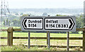 Direction signs, Quarterlands, Dundrod (August 2016)