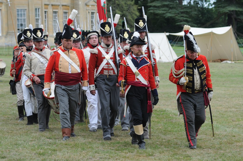 Napoleonic re-enactors, Spetchley Park... © Philip Halling cc-by-sa/2.0 ...