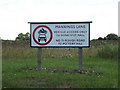 TM0173 : Sign on Manning's Lane Byway by Geographer