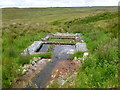 Leachate outfall from landfill site