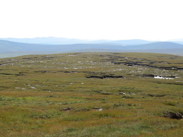 Rock peat hags and moorland at Cnoc Glas an Dubh Choille