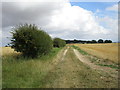 Farm track to East Heslerton Wold Farm