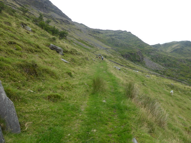 On the miners' track on Cnicht