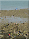 SD4061 : Playing on the beach, Heysham Sands by Karl and Ali