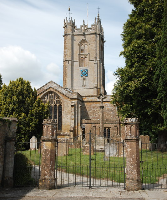 East gateway, St George's church, Hinton St George