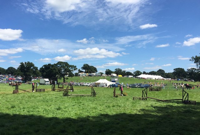 Betley Show: showjumping arena