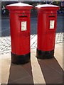 A pair of pillarboxes