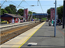 NU2311 : Alnmouth station by John Lucas