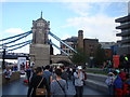 View of Butlers Wharf from the South Bank outside the City Hall