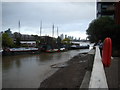 View of gardens on the Thames from the South Bank #2