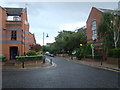 View down Cherry Garden Street from Bermondsey Wall East