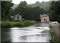 SK3056 : Summer rain on the Cromford Canal by John Sutton