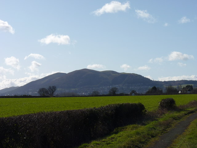 Malvern Hills from a layby on the A4103