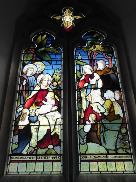 St Mary the Virgin, Wylye: stained glass window (VI)