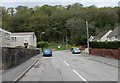 Towards a bend in Cwmbach Road, Cadoxton-juxta-Neath